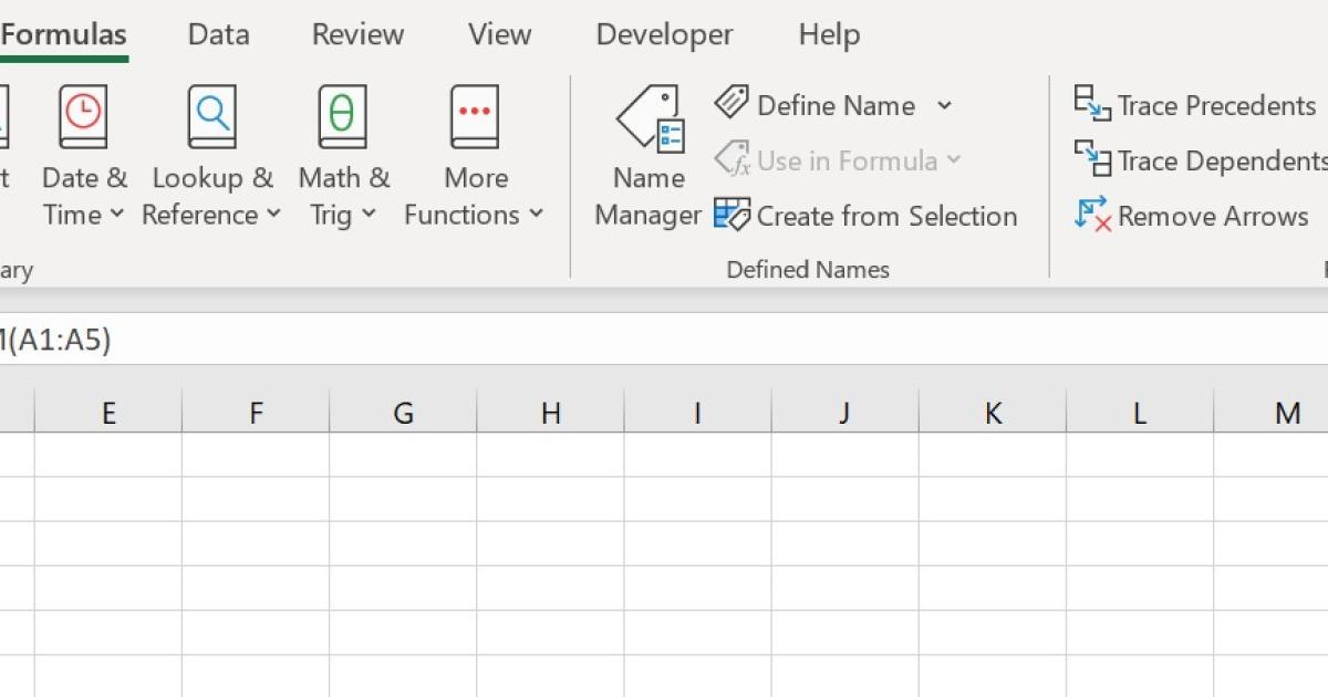 Hướng dẫn cách khắc phục lỗi Excel không chạy công thức