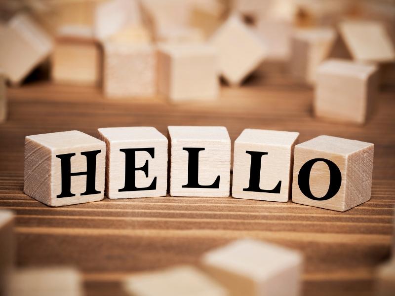 Hình ảnh lời chào powerpoint nghiêm túc