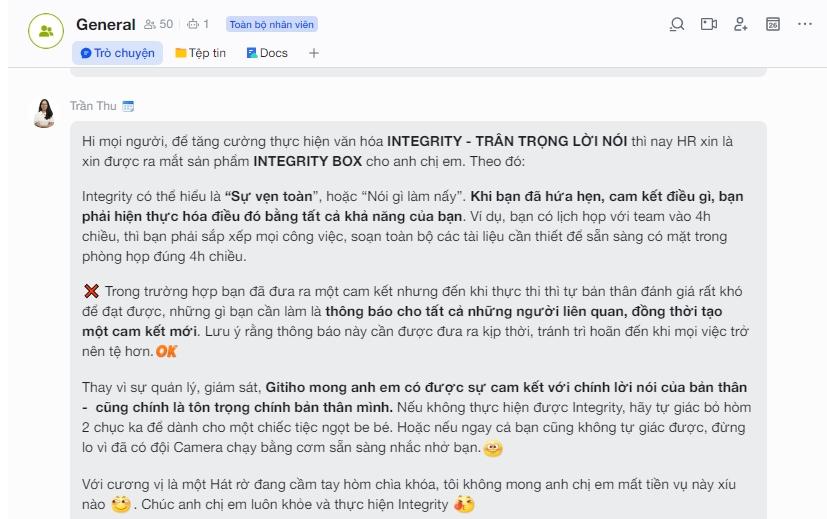 Làm thế nào để xây dựng và phát triển Integrity tại doanh nghiệp