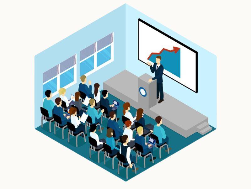 Mặc dù học qua bài giảng có tỷ lệ ghi nhớ không cao nhưng tầng này sẽ giúp cho người học nắm được kiến thức nền tảng