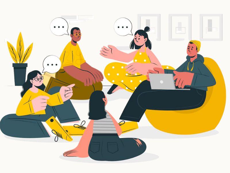 Thảo luận nhóm là một trong những cách học hiệu quả giúp người học được học hỏi lẫn nhau