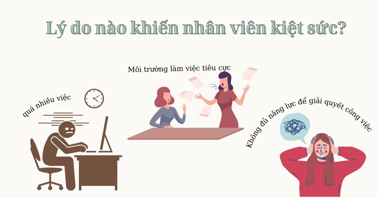 Nhân viên kiệt sức trong công việc? Quản lý nên làm gì?