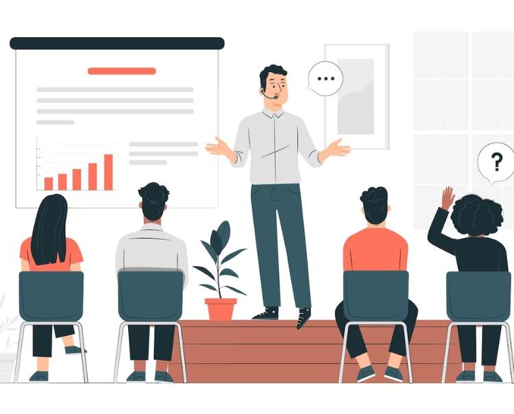 Người training thường là chuyên gia trong một lĩnh vực nào đó