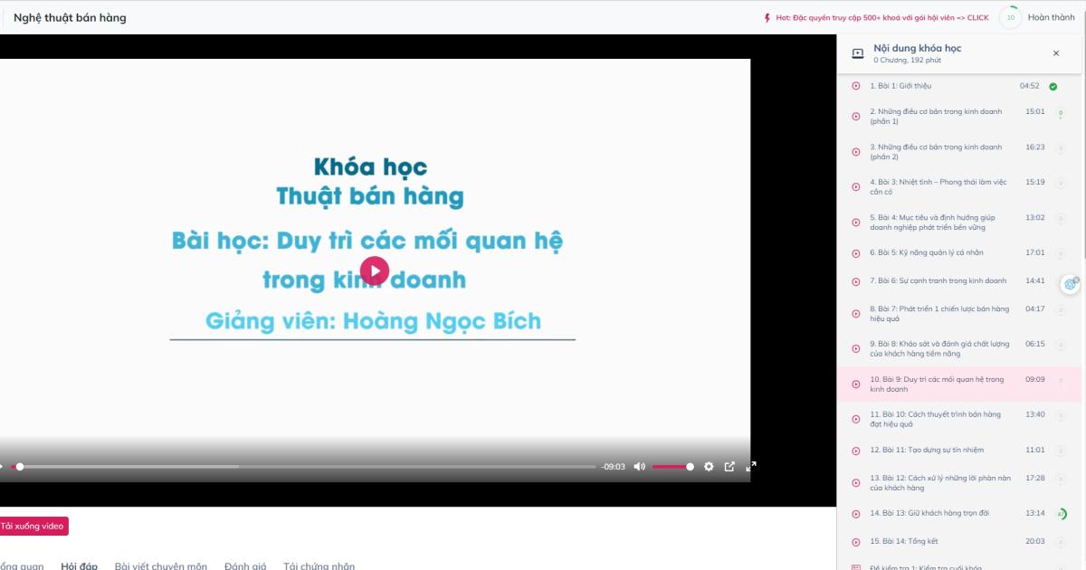 Cung cấp khóa học trực tuyến chất lượng là một trong những cách quản lý nhân viên bán hàng hay nhất hiện nay