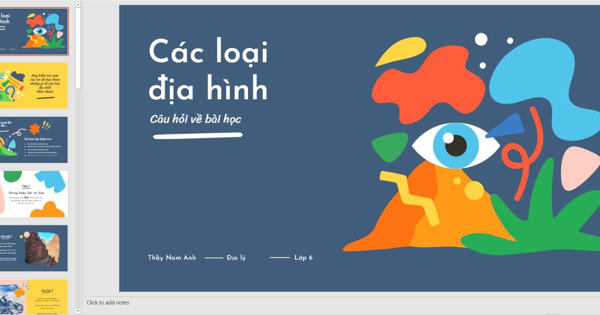 Tải ngay 99+ slide powerpoint địa lý đẹp mắt giúp bài thuyết trình ấn tượng