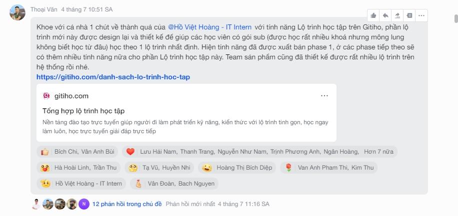Ghi nhận nhân viên là cách để công nhận sự đóng góp của họ