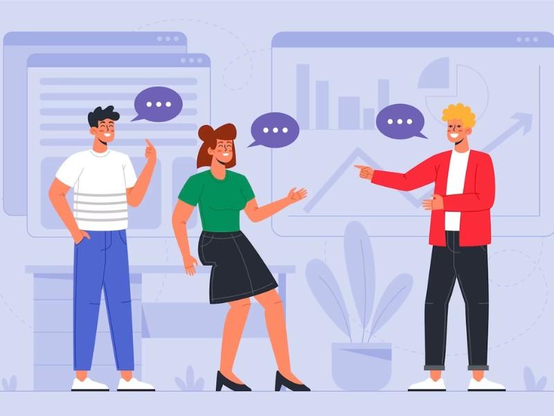 Công ty nên tạo ra môi trường khuyến khích nhân viên được thoải mái trình bày ý tưởng, ý kiến của mình