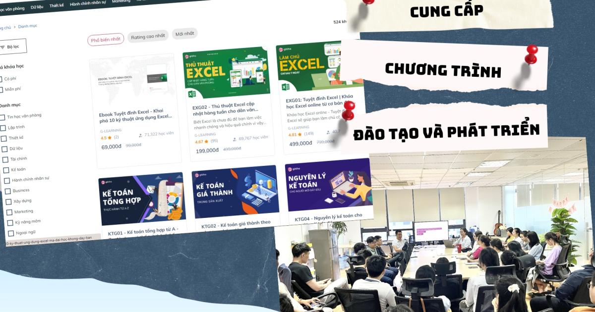 Cung cấp chương trình đào tạo cho nhân viên