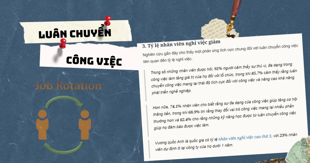 Thực hiện luân chuyển công việc nếu nhân viên có nhu cầu mở rộng kỹ năng