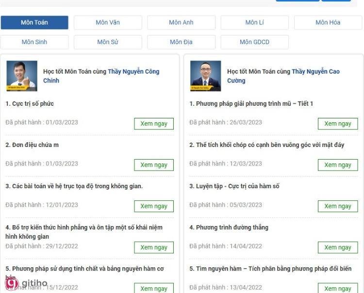 10 Website học online - học trực tuyến uy tín hiện nay