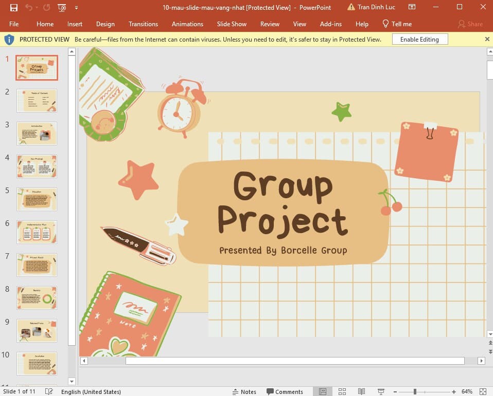 Hình nền Powerpoint 3D, background PP đơn giản, đẹp, cute - META.vn