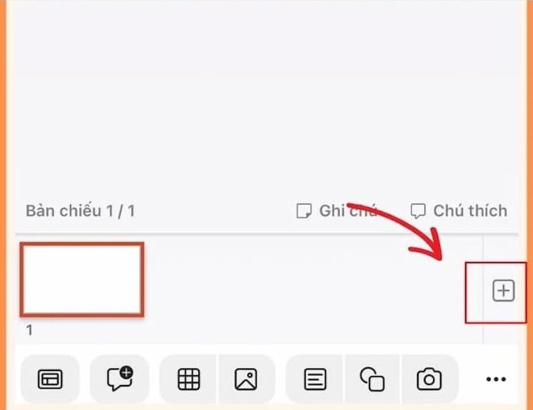 Cách cách thêm trang trong Powerpoint trên điện thoại 1