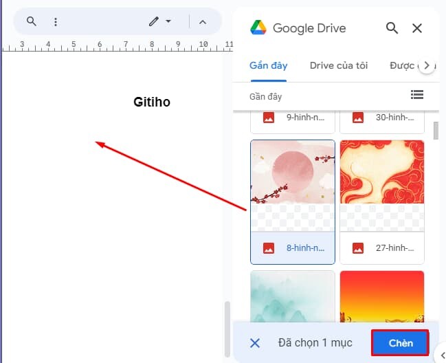 Cách chèn hình ảnh vào Google Docs trên máy tính 4