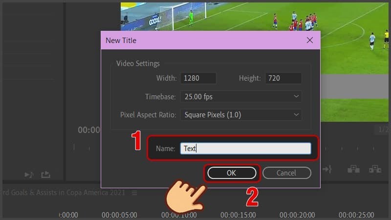 Cách làm chữ chạy trên Adobe Premiere 3