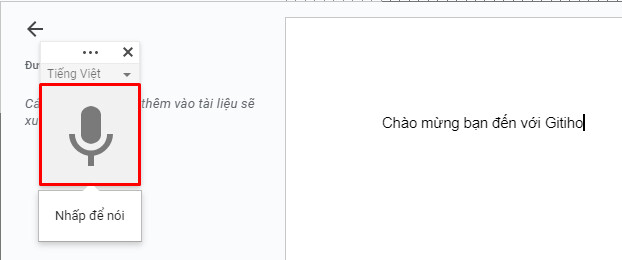 Cách nhập văn bản bằng giọng nói trên Google Docs 3