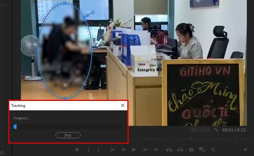 Cách che mặt trong Premiere Pro 12