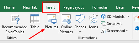 Tính năng chèn ảnh trong Excel