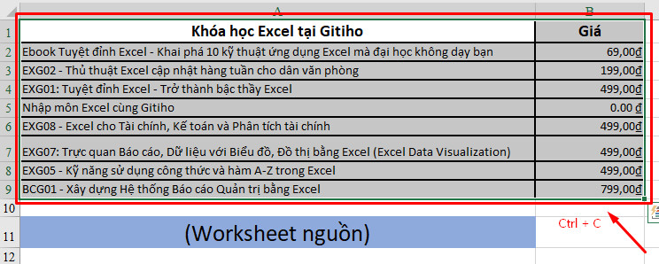 Tự động cập nhật dữ liệu từ các sheet trong các file Excel khác nhau bằng Paste Link 3