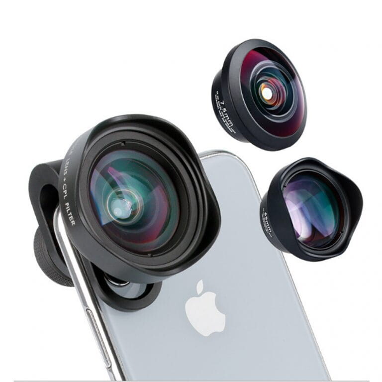 Sử dụng lens điện thoại tháo rời cho điện thoại khi quay video du lịch