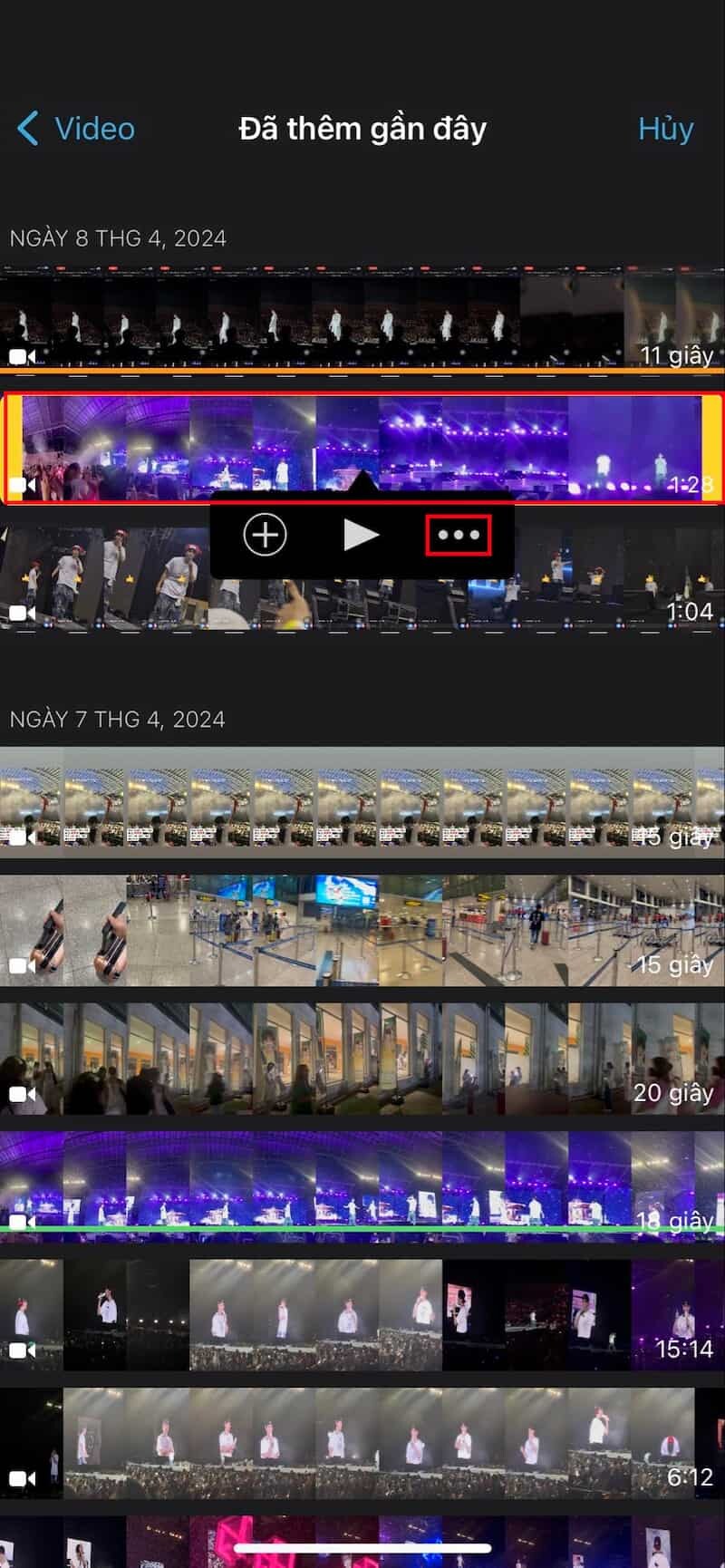 Tách âm thanh ra khỏi video trên iPhone bằng iMovie 7