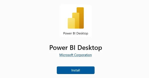 Tải xuống và cài đặt Power BI Desktop