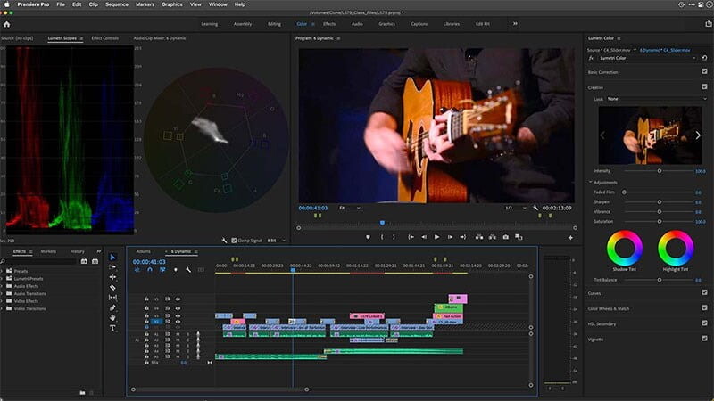 Tính năng của Adobe Premiere trong thiết kế