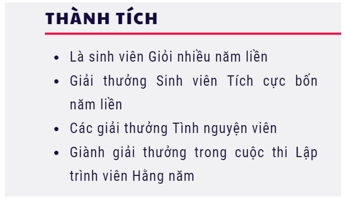 Viết Giải thưởng và thành tích cho người chưa có kinh nghiệm