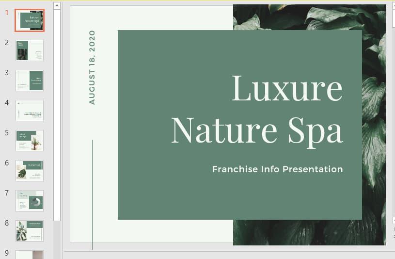 slide Powerpoint mùa xuân 10