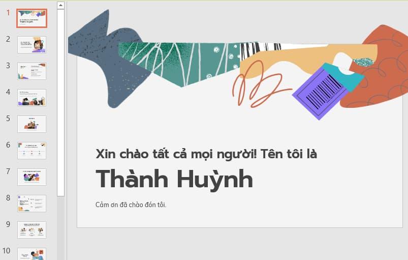 slide giới thiệu bản thân 10