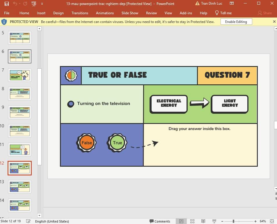 mẫu Powerpoint trắc nghiệm đẹp 28