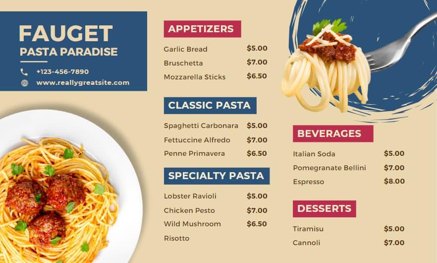 menu bằng powerpoint ngang 1