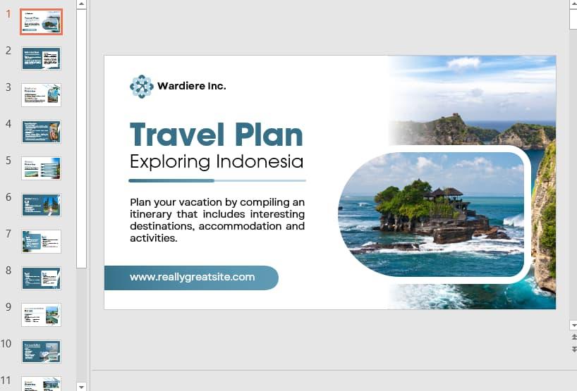 mẫu powerpoint du lịch 15