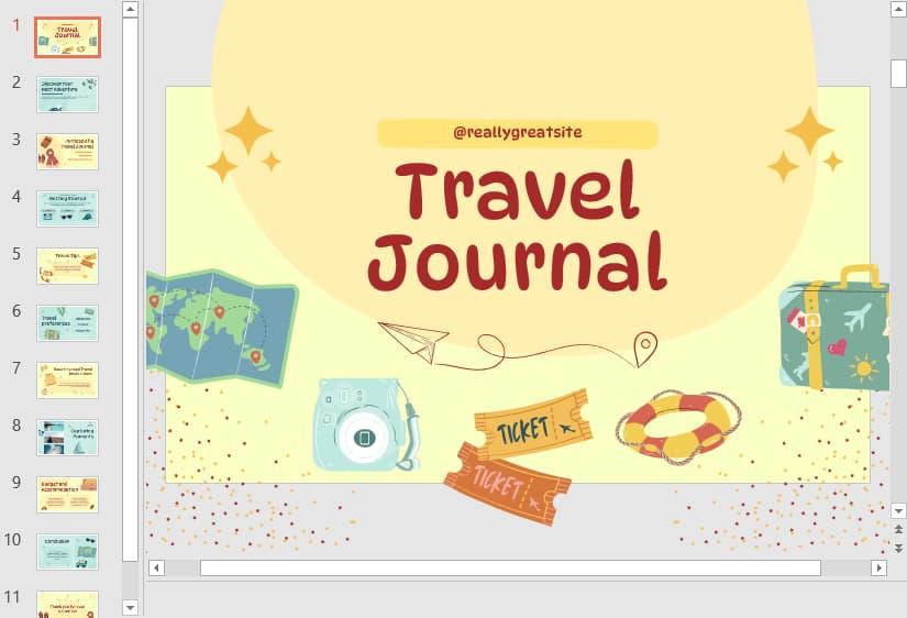 mẫu powerpoint du lịch 18