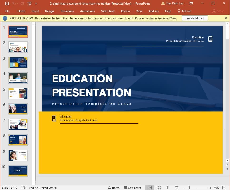 Mẫu Khóa luận tốt nghiệp ngành Quản lý giáo dục 2
