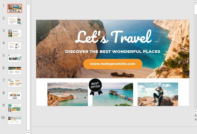 mẫu powerpoint du lịch 20