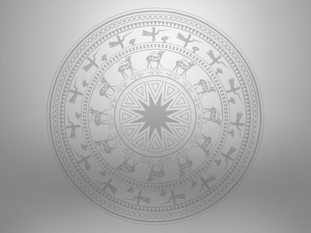 phông nền powerpoint trống đồng 4