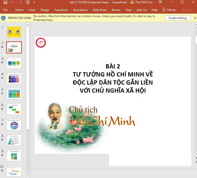 mẫu Powerpoint về Bác Hồ 3