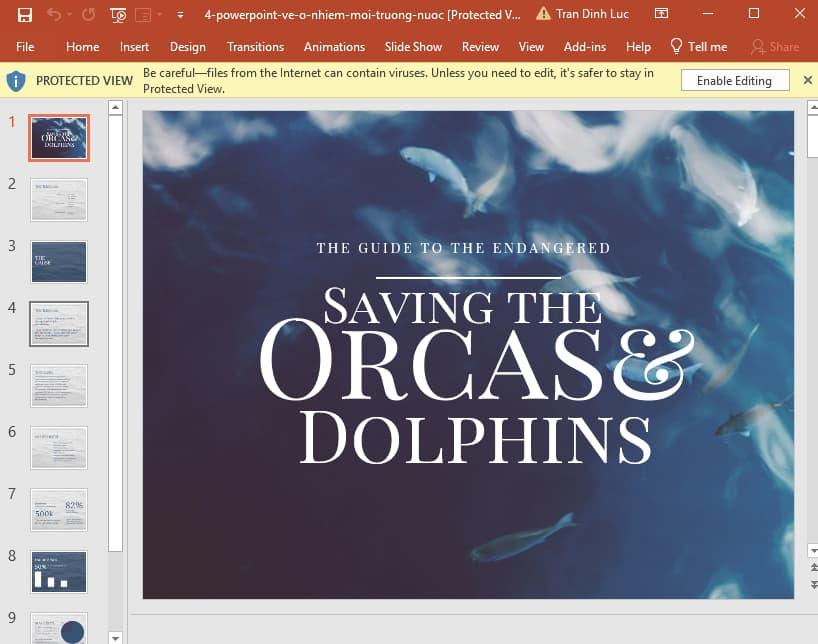 Powerpoint về ô nhiễm môi trường nước 4