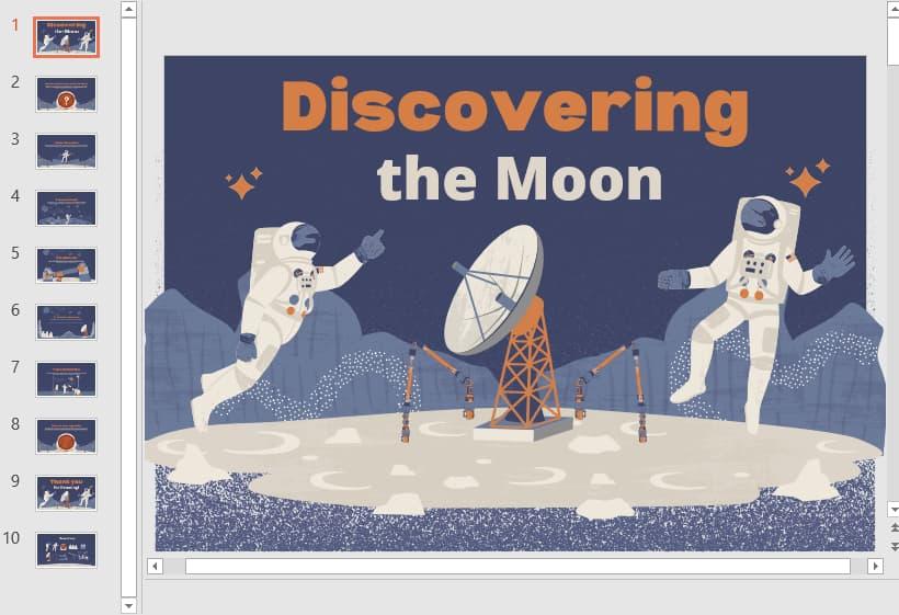 Bộ sưu tập 40+ slide và hình nền Powerpoint vũ trụ huyền bí