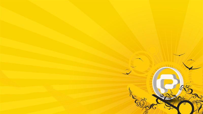 hình nền Powerpoint màu vàng nhạt 8