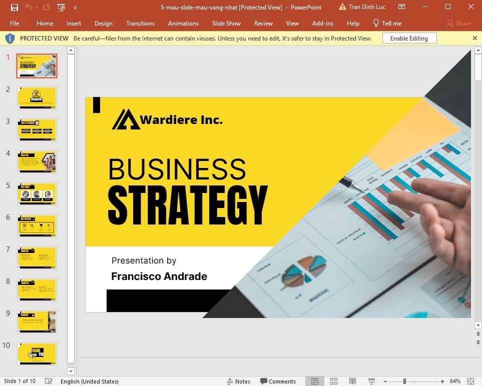 Tải ngay 82+ hình nền Powerpoint màu vàng nhạt mới nhất miễn phí