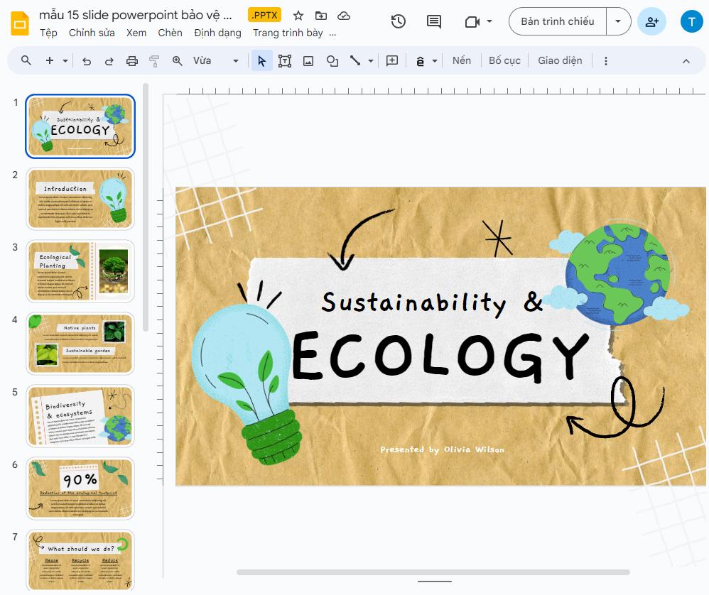Chia sẻ 20+ mẫu PowerPoint chủ đề môi trường đẹp nhất