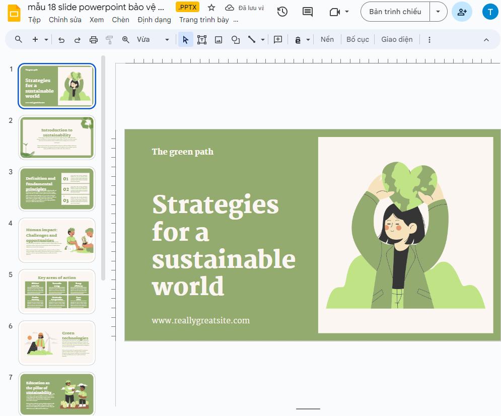 Chia sẻ 20+ mẫu PowerPoint chủ đề môi trường đẹp nhất