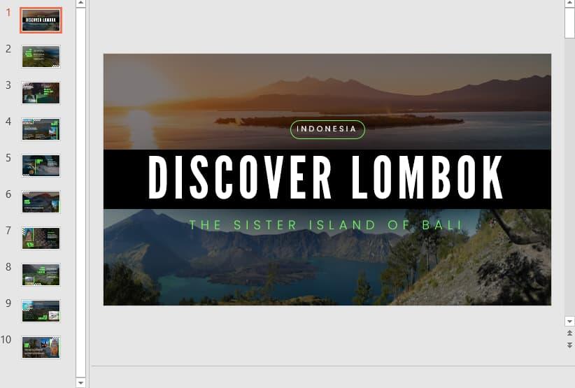 mẫu powerpoint du lịch 8