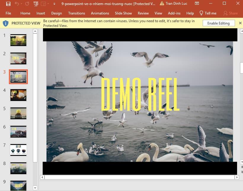 Powerpoint về ô nhiễm môi trường nước 9