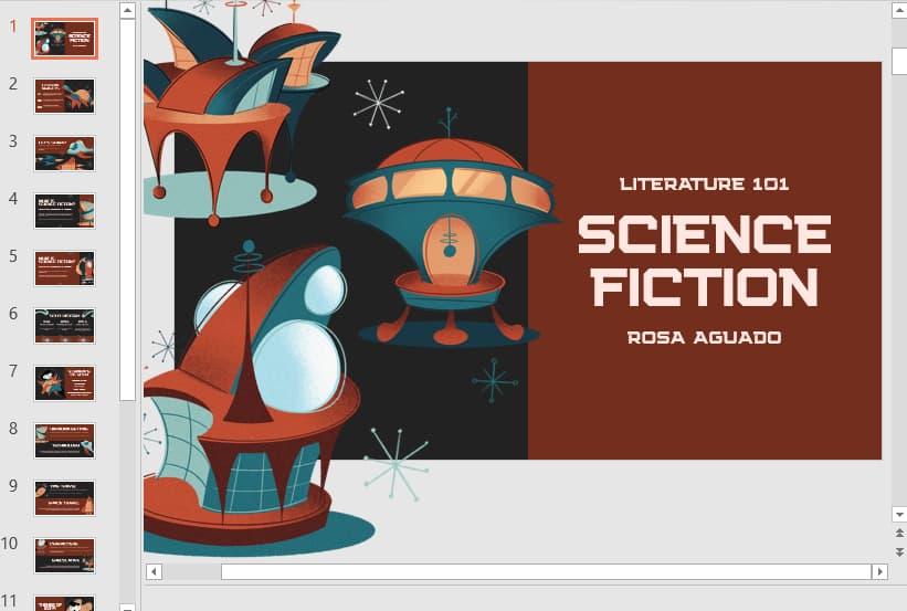 Bộ sưu tập 40+ slide và hình nền Powerpoint vũ trụ huyền bí