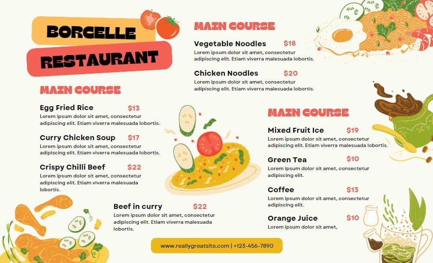 menu bằng powerpoint ngang 6