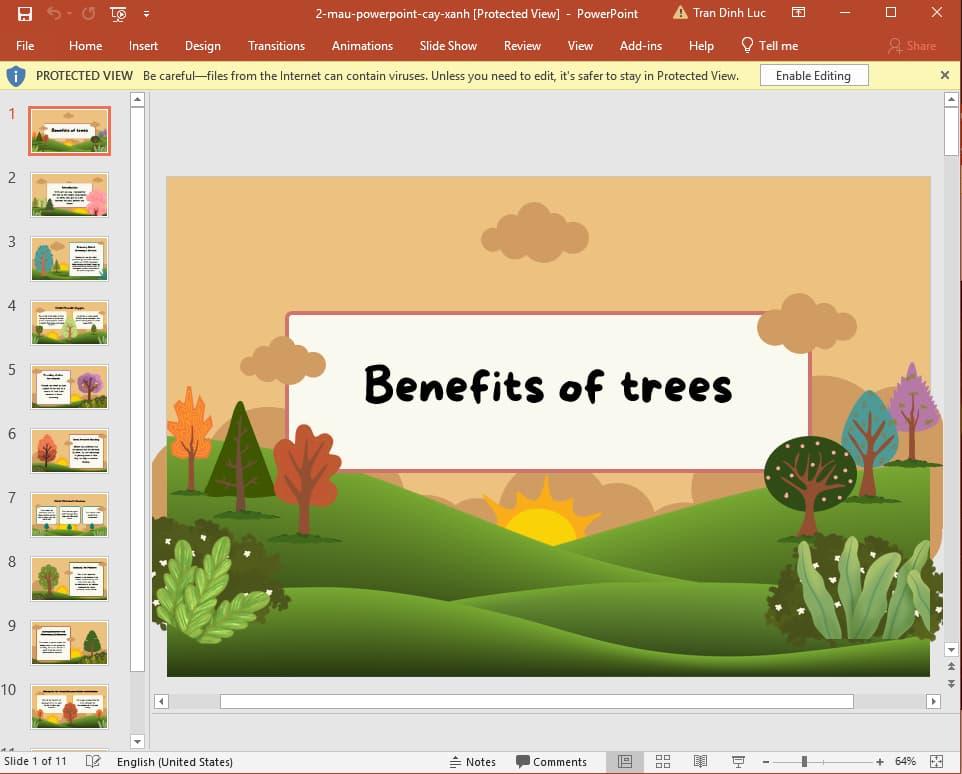 Tải ngay 90+ hình nền Powerpoint cây xanh miễn phí mới nhất