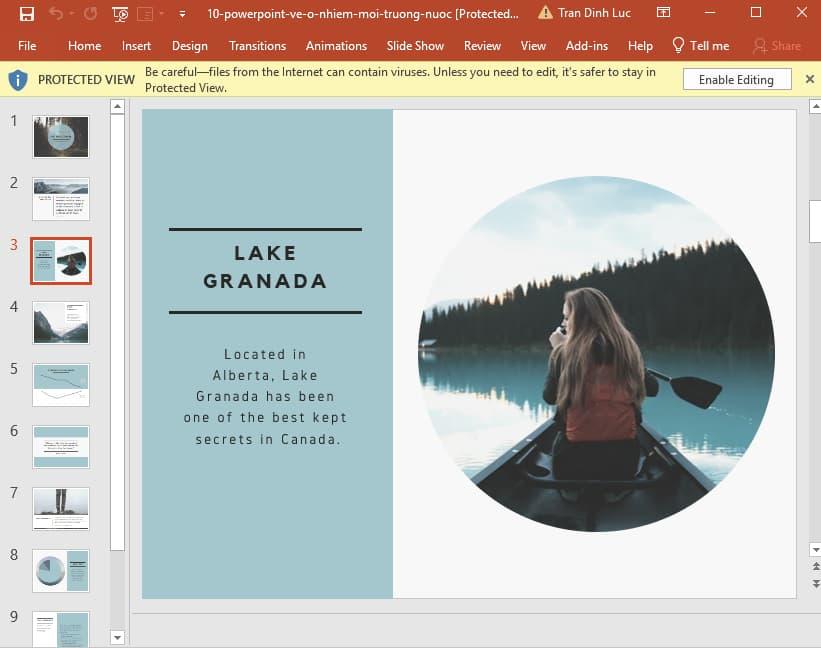 Powerpoint về ô nhiễm môi trường nước 10