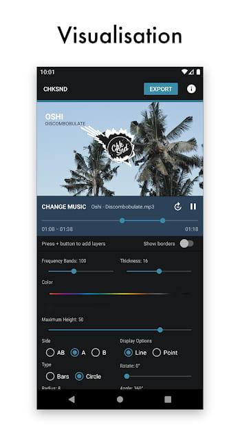 app làm video sóng nhạc ChkSnd